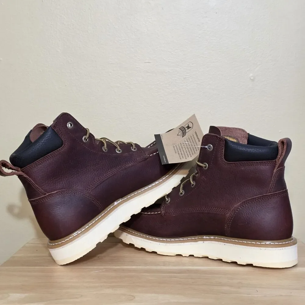 Irish Setter Ashby Moc Soft Toe Leather Work Boots Brown 83605 Men's Size 9.5 D